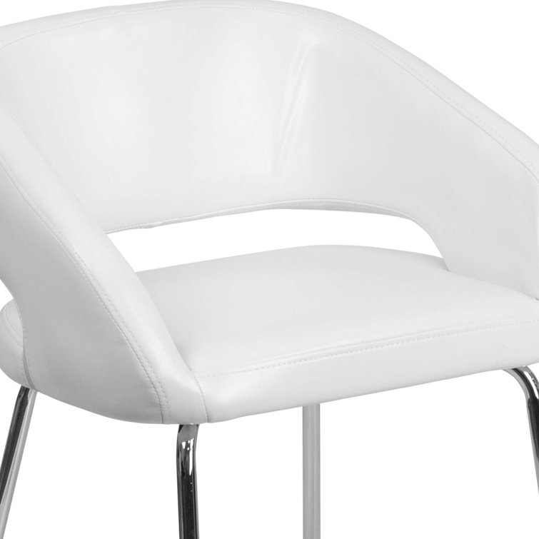 Simple discount white chair